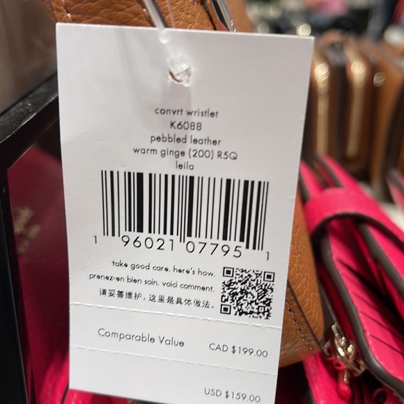 Kate Spade Leila Pebble Leather Convertible Wristlet Wallet Clutch - Picture 5 of 16